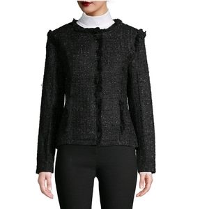 Attitude Unknown black tweed blazer